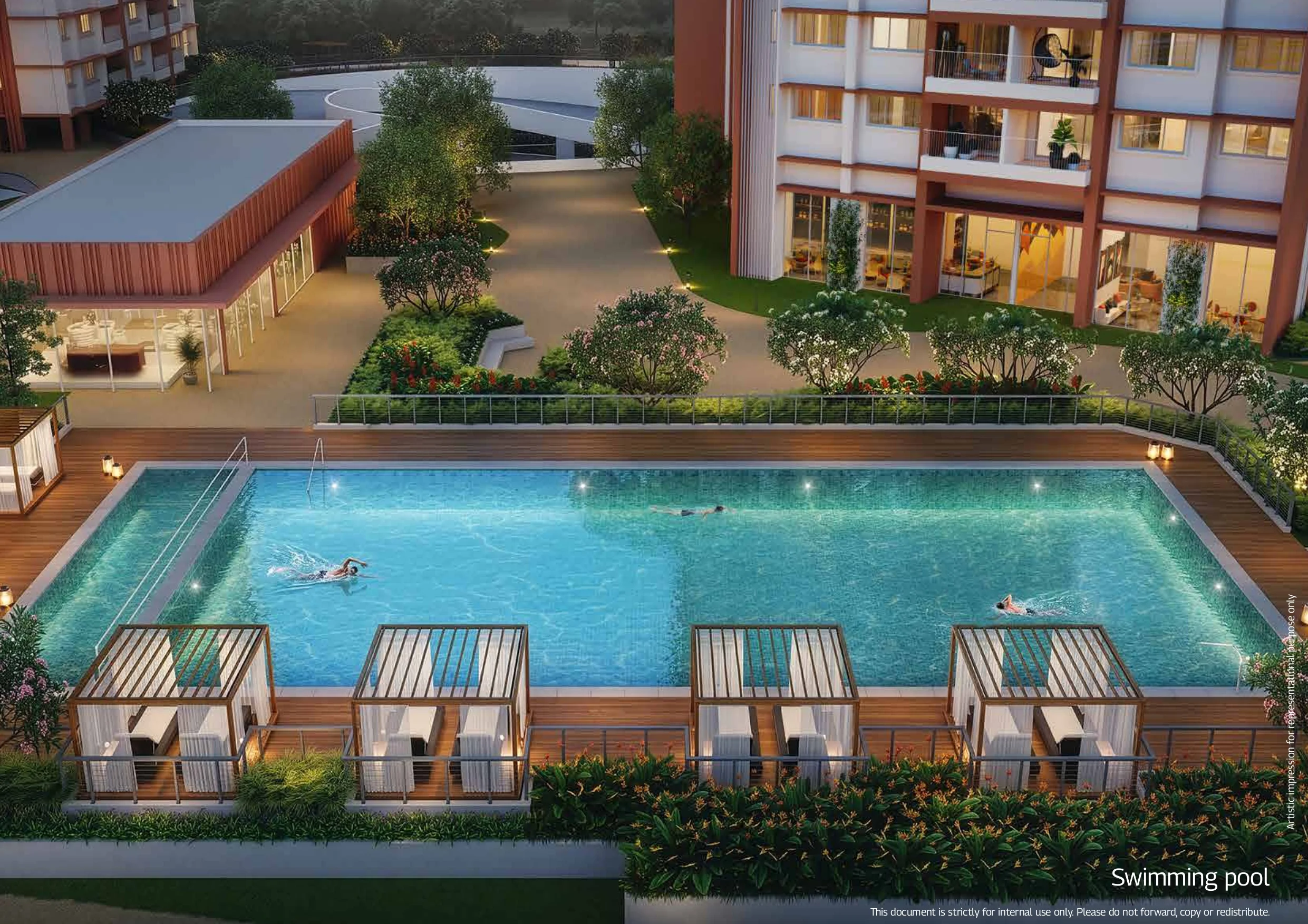 Swimming Pool at Mahindra Sanctum